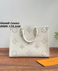 Túi LV Onthego 25 cm Da Bê Luxury 01