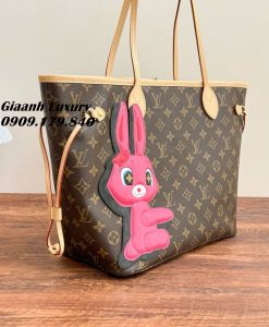 Túi LV Neverfull Thỏ Hồng Luxury Cao Cấp Monogram 02