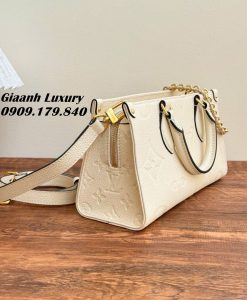 Túi LV East West Da Bê Cao Cấp Luxury Màu Kem size 25 cm