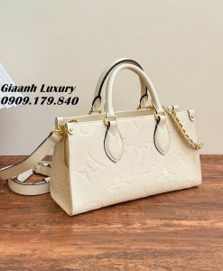 Túi LV East West Da Bê Cao Cấp Luxury Màu Kem 02