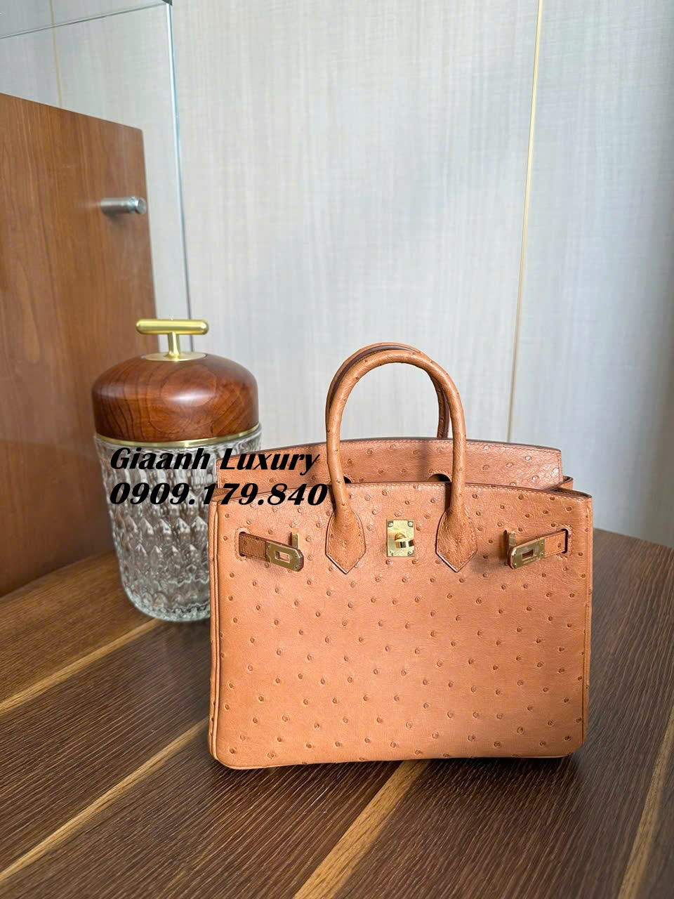 Những Màu Túi Hermes Birkin Ostrich size 25 cm Đẹp Luxury Màu Gold