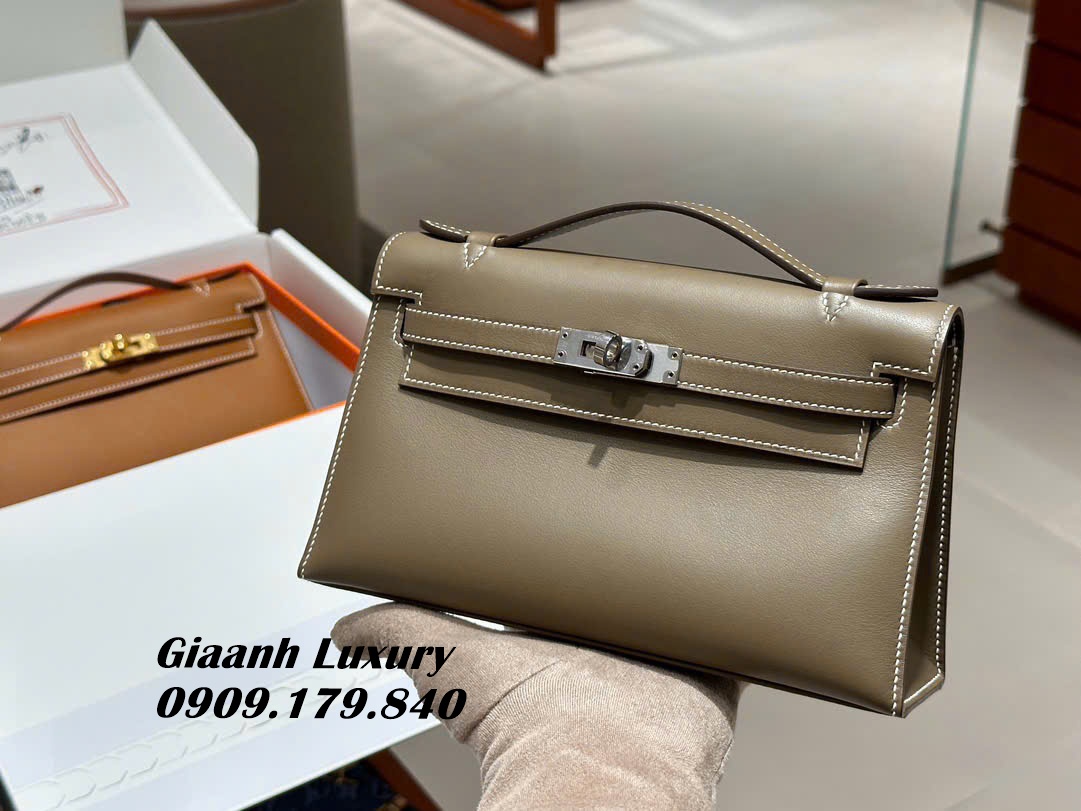 Những Màu Túi Xách Hermes Kelly Pochette Màu Etoupe