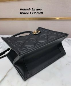 Túi Xách Dior Tote Da Bê Nhập Khẩu Vip Màu đen 02