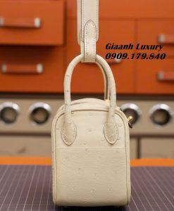 Túi Hermes Lindy Mini Ostrich Craie Hàng Hiệu Vip-HM3012