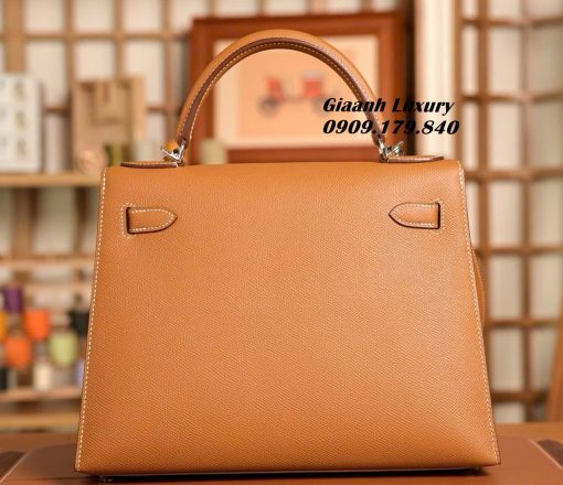 Túi Hermes Kelly Epsom 28 cm Màu Gold Vip Like Auth 03