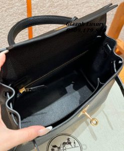 Túi Hermes Kelly 25 Màu Đen Da togo siêu Cấp Vip Like Auth 02