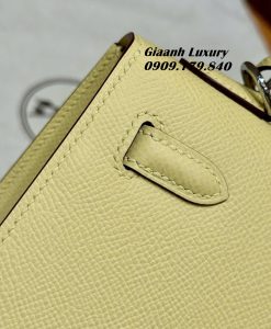 Túi Hermes Kelly 25 cm Da Epsom Màu Vàng Siêu Cấp Vip 01