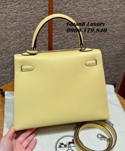 Túi Hermes Kelly 25 cm Da Epsom Màu Vàng Siêu Cấp Vip 02