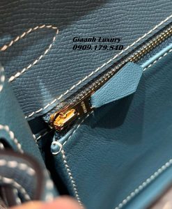 Túi Hermes Kelly Epsom Màu Blue Jean Siêu Cấp Vip