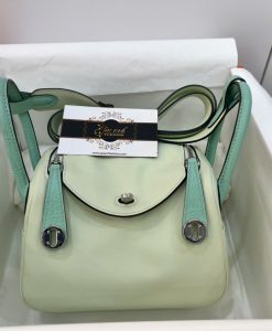 Túi Hermes Lindy 20 cm Touch Vip Màu Xanh 01