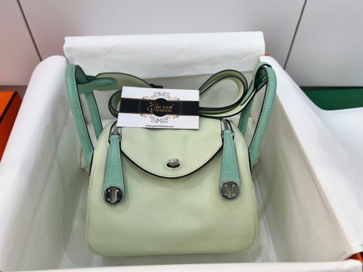 Túi Hermes Lindy 20 cm Touch Vip Màu Xanh 01