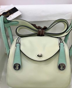 Túi Hermes Lindy 20 cm Touch Vip Màu Xanh 03