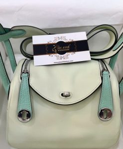 Túi Hermes Lindy 20 cm Touch Vip Màu Xanh 05