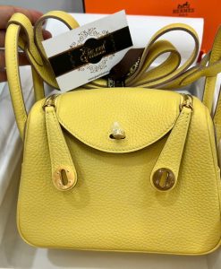 Túi Hermes Lindy 20 cm Togo Màu Vàng Vip Like Auth 3