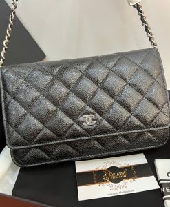 Túi Chanel Woc Wallet On Chain Silver Vip Like Auth 01