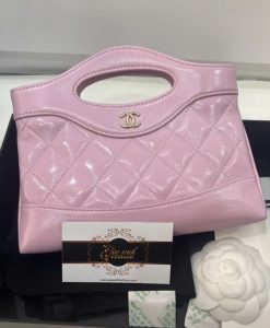 Túi Xách Chanel 31 mini Màu Tím Hàng Hiệu Luxury 02