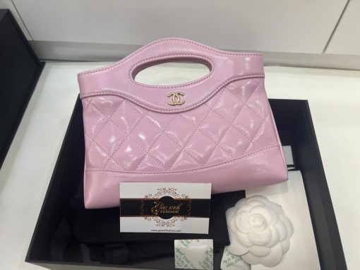 Túi Xách Chanel 31 mini Màu Tím Hàng Hiệu Luxury 02