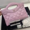 Túi Xách Chanel 31 mini Màu Tím Hàng Hiệu Luxury 05