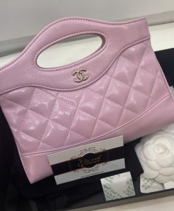 Túi Xách Chanel 31 mini Màu Tím Hàng Hiệu Luxury 05