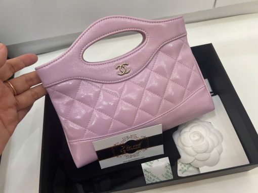 Túi Xách Chanel 31 mini Màu Tím Hàng Hiệu Luxury 05