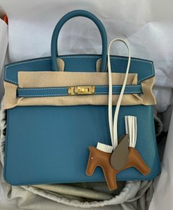 Túi Hermes Birkin 25 Togo Màu Xanh Dương Vip 03