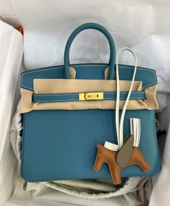 Túi Hermes Birkin 25 Togo Màu Xanh Dương Vip 04