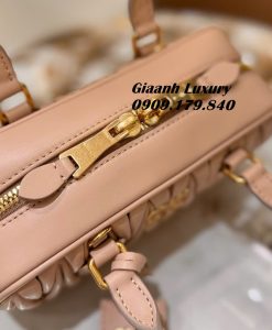 Túi Xách Miumiu Arcadie Mini Màu Hồng Nude Da Thật 06