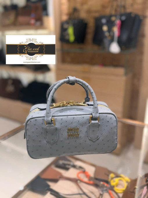 Túi Xách Miumiu Da Đà Điểu Hàng Hiệu Cao Cấp 03