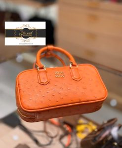 Túi Xách MiuMiu Da Đà Điểu Vip Like Auth-M1702