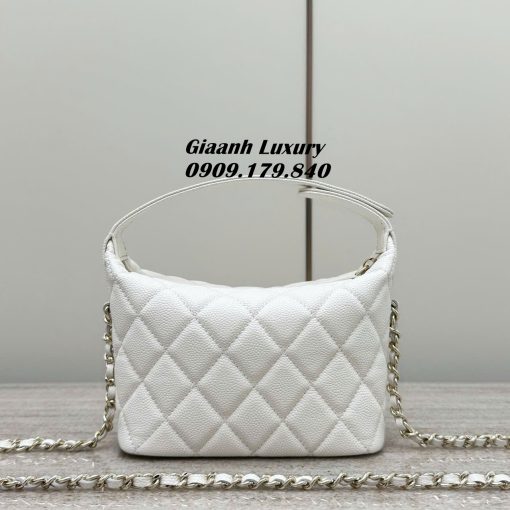 Túi Chanel Bento Box Màu Trắng Vip Like Auth 02