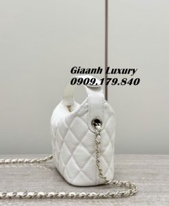 Túi Chanel Bento Box Màu Trắng Vip Like Auth 04