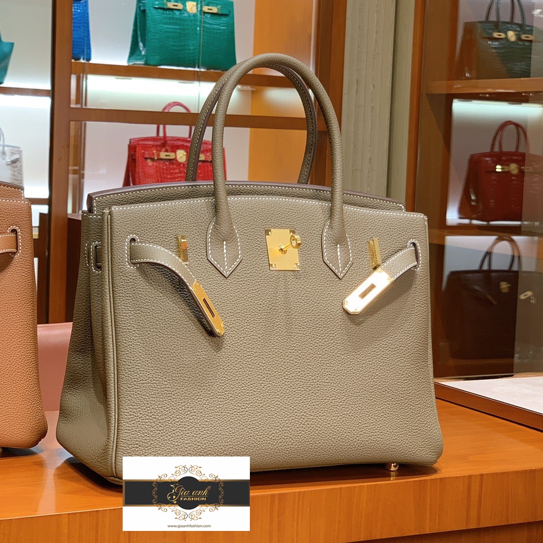 Túi Hermes Birkin Da Togo Màu Hot Nhất màu Etoupe