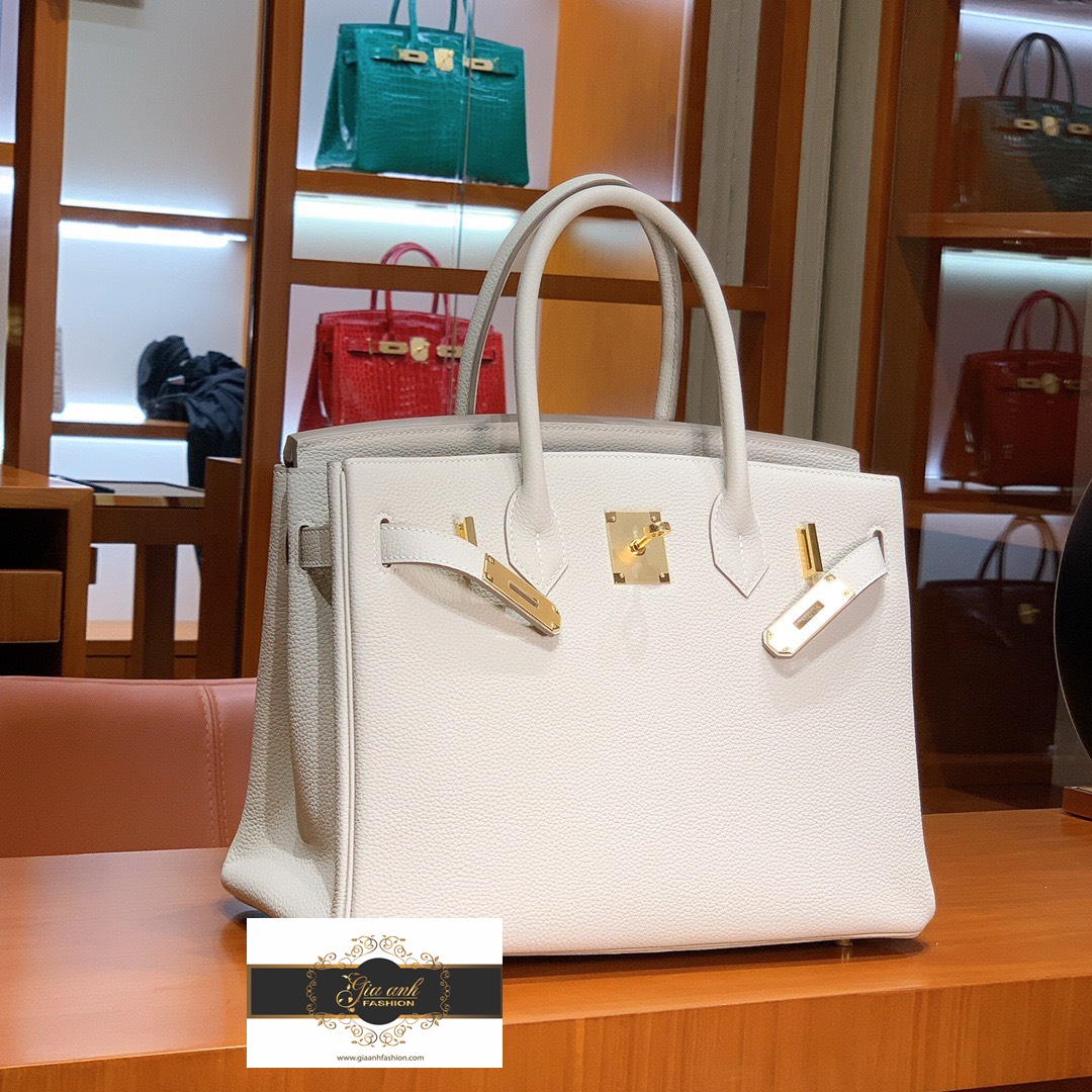 Túi Hermes Birkin Da Togo Màu Hot Nhất màu Craie