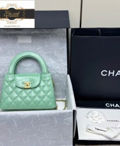 Túi Chanel Kelly Màu Xanh Siêu Cấp Vip Like Auth 03