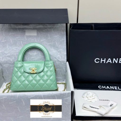 Túi Xách Chanel Kelly 19 cm Màu Xanh Siêu Cấp Vip 01