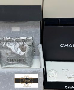 Túi Chanel 22 Mini Màu Bạc Siêu Cấp Vip Like Auth 4