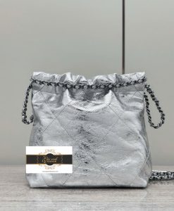 Túi Chanel 22 Mini Màu Bạc Siêu Cấp Vip Like Auth 5