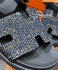 Dép Hermes Chypre Vải Denim Vip 03