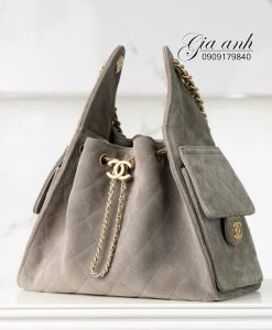 Túi Chanel Hobo 2025 Da Lộn Vip Like Auth 02