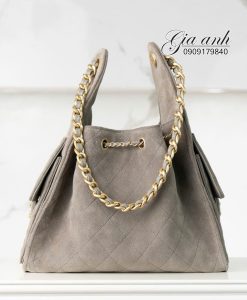 Túi Chanel Hobo 2025 Da Lộn Vip Like Auth 02