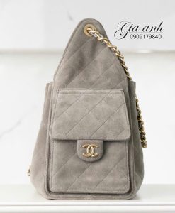 Túi Chanel Hobo 2025 Da Lộn Vip Like Auth 04