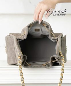 Túi Chanel Hobo 2025 Da Lộn Vip Like Auth 05