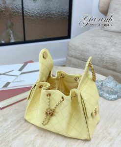 Túi Chanel Hobo Màu Vàng Size Small Like Auth 01