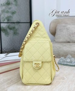 Túi Chanel Hobo Màu Vàng Size Small Like Auth 02