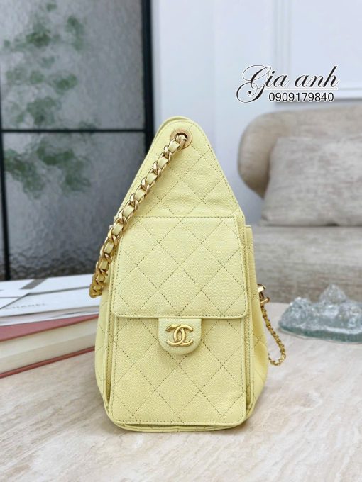 Túi Chanel Hobo Màu Vàng Size Small Like Auth 02