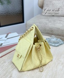 Túi Chanel Hobo Màu Vàng Size Small Like Auth 04