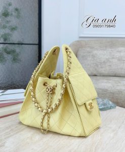 Túi Chanel Hobo Màu Vàng Size Small Like Auth 03