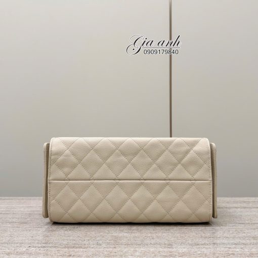 Túi Chanel Hobo Da Caviar Màu Kem Vip 3