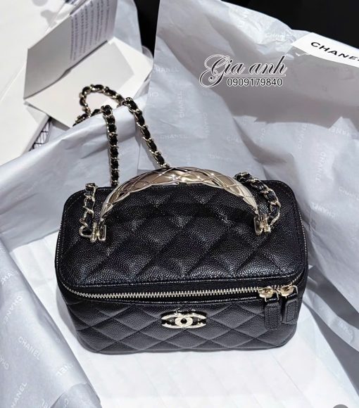 Túi Xách Chanel Vanity Vip Màu Đen 01
