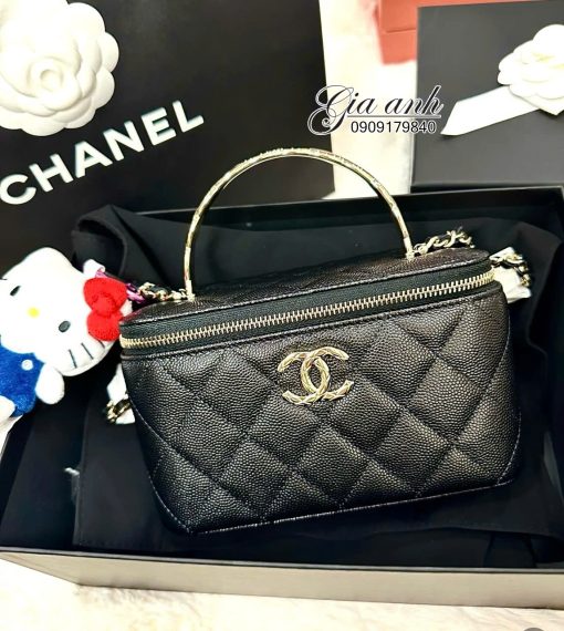 Túi Xách Chanel Vanity Vip Màu Đen 02